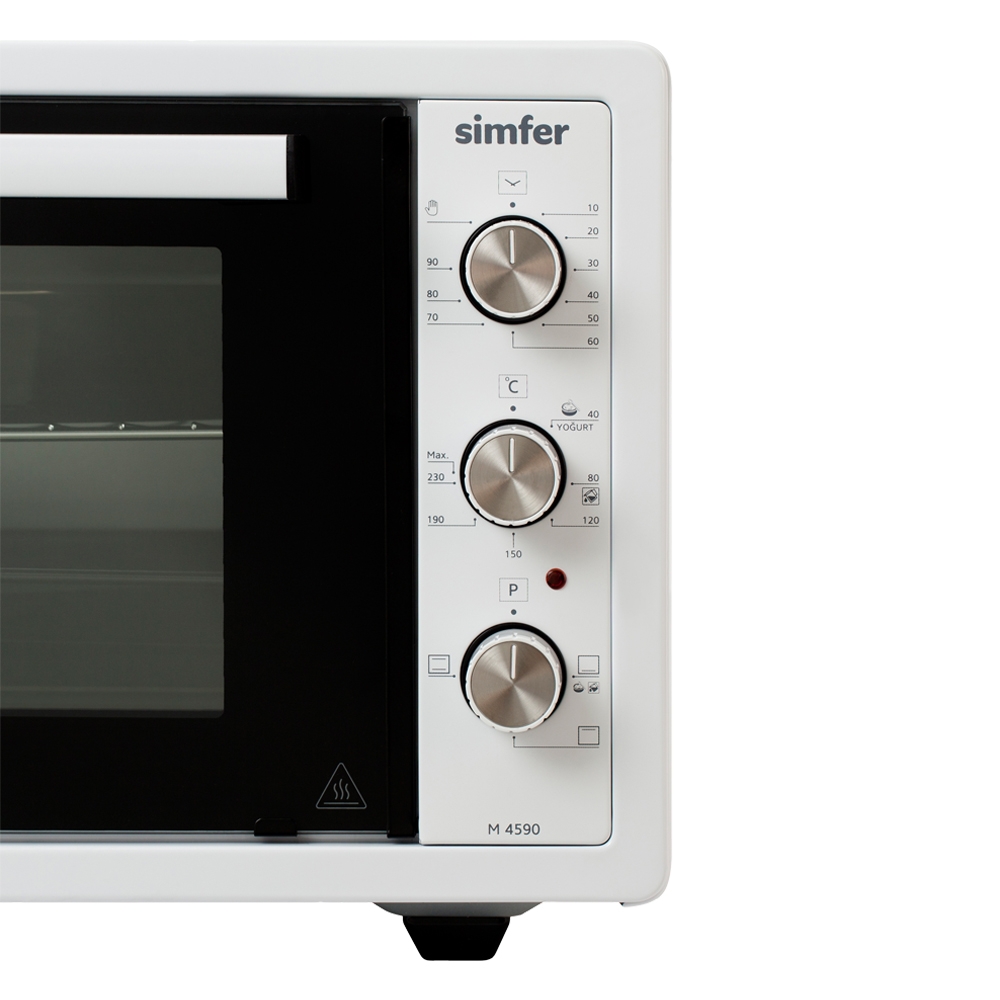 Мини-печь Simfer M4590 серия Albeni Plus Comfort, 3 режима работы, верхний и нижний нагрев, цвет белый - фото 14