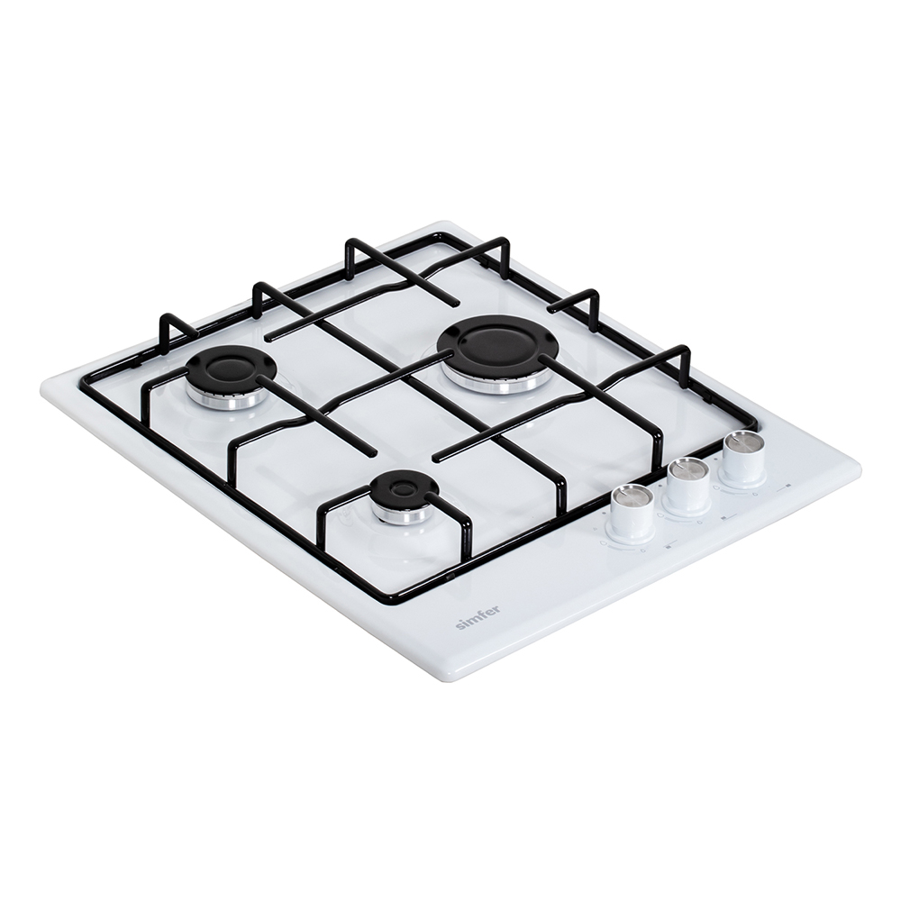 Газовая варочная панель Simfer H45V30W470 (эмалированные решетки, автоподжиг, белая), цвет белый 168 Газовая варочная панель Simfer H45V30W470 (эмалированные решетки, автоподжиг, белая) - фото 11