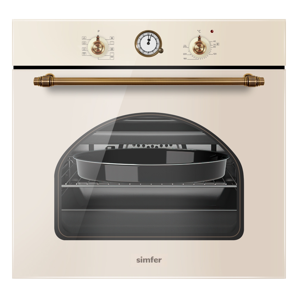 Электрический духовой шкаф Simfer B6EO77017, 9 режимов, гриль, конвекция, цвет бежевый - фото 10