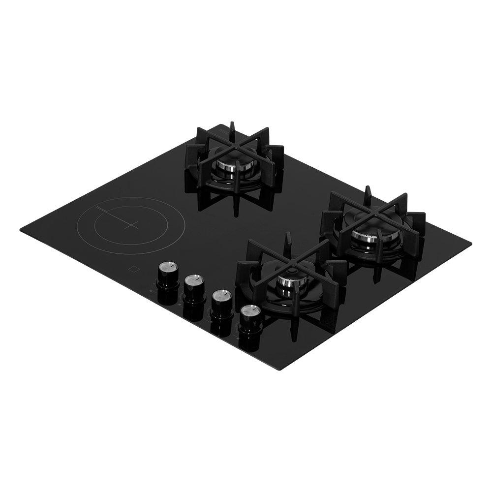 Комбинированная варочная панель Simfer H60N32S522, цвет черный - фото 3