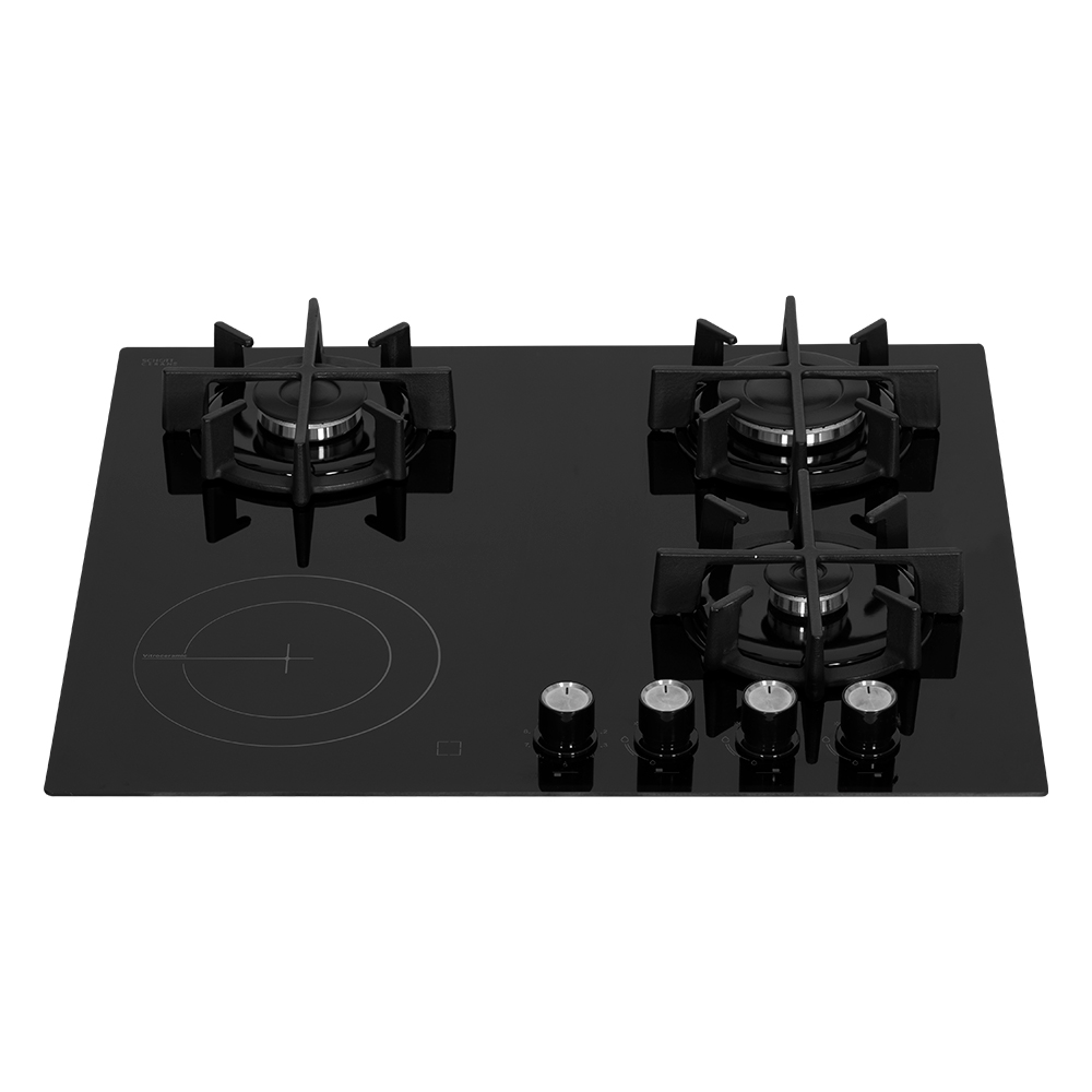 Комбинированная варочная панель Simfer H60N32S522, цвет черный - фото 2